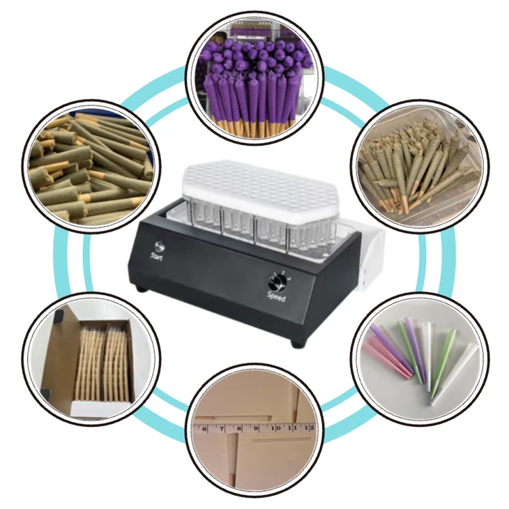 Thời gian Tiết kiệm lao động Pre Rolled Cones Máy làm đầy cho King Kích thước 109mm CONES PRE